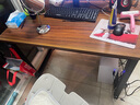 煜柠苑电脑桌卧室家用办公简约电竞学习桌写字书桌台式机专用长条桌子 【深胡桃】升级加厚加粗100*60 实拍图
