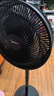 美的（Midea）【超级单品】七叶轻音立式电风扇家用柔风落地扇台式桌面小型风扇大风量节能摇头宿舍电扇 SAF30AB 实拍图