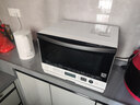 东芝（TOSHIBA）【国家补贴20%】微波炉微蒸烤一体机小白梨水波炉家用变频蒸烤箱空气炸电烤箱原装进口 白色26L ER-SD80CNW 实拍图