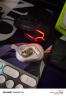 英菲克（INPHIC）PG9有线游戏鼠标 电竞宏 右手通用型 rgb吃鸡/lol/csgo台式笔记本通用 12800DPI 黑 实拍图