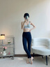 Calvin Klein内衣女士莫代尔混纺舒适上托ck轻运动无钢圈软支撑轻薄背心式文胸 P7A-椰青灰 S 实拍图
