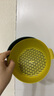 双层塑料洗菜盆沥水篮子厨房神器多功能客厅家用水果盘洗水果菜篮 青黄色 2个 实拍图