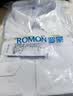 罗蒙（ROMON）纯色商务职业正装男士白衬衫工装外套长袖衬衣男CS108白色L 实拍图