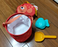 Hape(德国)宝宝大号加厚沙滩玩具挖沙玩水挖土便携折叠沙桶套装E4093 实拍图