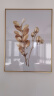 瑞尚北欧客厅装饰画壁画沙发背景墙挂画现代简约黑白餐厅三联画墙画 杏福安康 60*80/晶瓷面+铝合金金框 实拍图