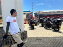 摩多狼（MOTOWOLF）摩托车护膝电动车护具四季防摔机车护肘骑行装备防风护腿夏季防撞 实拍图