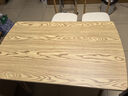 汤能优品餐桌家用原木风餐桌椅组合仿实木简易饭桌小户型公寓餐厅快餐桌子 【原木色】 ｜加粗加厚/超强承重 100cm 【宽60cm】一桌两椅 实拍图