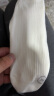 蕉内【王一博同款】311S袜子男士长筒精梳棉7A抗菌防臭透气春夏季4双 [男长筒]白白白白 4双 均码 43-46 实拍图