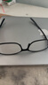 镜沁耐磨老花镜TR大框架舒适时尚轻便老花老光眼镜高清男女通用 【大框】黑色 150度合适51-55岁 实拍图