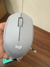 罗技（Logitech）M221轻音鼠标 无线鼠标 办公鼠标 对称鼠标 带无线微型接收器 茱萸粉 实拍图