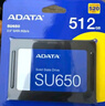 威刚（ADATA）1TB SSD固态硬盘 SATA3.0接口 3D NAND独立缓存 SU650 实拍图