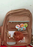 双星小学生书包男儿童背包女新款一二三到六年级大容量双肩包 棕色大号【送十件套】 实拍图