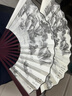 扇子夏天凉快耐用折扇随身携带撕不烂中国风折叠扇学生奖品舞蹈扇古风扇子中国风水墨绘画折扇 【10寸】宁静致远-1个 无规格 实拍图
