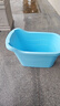 千勤成人洗澡盆加厚儿童洗澡桶大号宝宝家用沐浴桶大人浴缸泡澡桶可坐 【蓝色】建议1.4米内 实拍图
