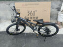 361°儿童自行车中大童青少年男女孩7-17岁碟刹减震学生脚踏越野山地车 【高级灰】 7级变速/碟刹辐条轮 24寸【身高150-170cm】约12-17岁 实拍图