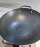 爱仕达（ASD） 大铁锅老式家用 无涂层不易锈炒菜锅 燃煤气灶明火专用炒锅 精铁锅 有盖 34cm 实拍图