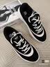 EQLZ义阔FAULT24男款小白鞋情侣黑色夏季复古板鞋女耐磨 渡鸦 42.5 实拍图