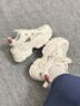 卡丹路老爹鞋女2025新款夏季鞋子女休闲网面透气运动女鞋厚底镂空凉鞋女 实拍图
