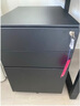 万美聚彩色办公活动柜 桌下移动推柜三抽活动矮柜 挂劳文件柜 铁皮密码锁资料储物柜子 银色三抽活动柜 实拍图
