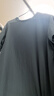 京东京造【5A抗菌】短袖男士t恤夏衣服男装白小T打底男女同款 雾蓝色 2XL 实拍图