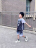 G.DUCKKIDS童装男童篮球服套装2024新款儿童夏装两件套夏季大童运动速干衣服 23号蓝色 140码身高130-140cm年龄9-10岁cm 实拍图