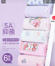 浪莎（LangSha）儿童内裤女童内裤中大童5A抑菌内裤宝宝青少年平角短裤6条装 140 实拍图