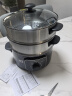 美的（Midea）【国家补贴】电蒸锅 炖蒸煮一体多功能锅电煮锅分体式可拆洗 电火锅电热锅3层大容量不锈钢蒸笼 10L 大容量26cm口径丨ZG26EASY401 实拍图