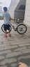 兰令公路车自行车700C成人男碟刹变速赛车学生女城市通勤代步单车 风行者 太空银 铝架 700C 弯把 700C 24速 定位变速 内走线 线碟 40刀 实拍图