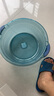 福爱家洗脸盆双耳透明37cm大号洗衣洗菜盆加厚塑料洗脚泡脚盆泡脚桶 实拍图
