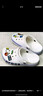 卡骆驰crocs洞洞鞋贝雅卡骆班轻便耐磨一脚蹬休闲鞋|205089 冬日白/彩色-1LI 37 /38(230mm) 实拍图