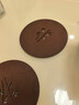 裕凡 毛毡茶杯垫防滑防烫吸水中式 创意壶垫壶承垫隔热垫家用日式 杯垫套装镂空隔热壶垫功夫茶具茶道配件 翠竹杯垫8cm（8片装） 实拍图
