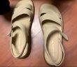 红蜻蜓闰月妈妈凉鞋夏季软底防滑中老年凉鞋不累脚女鞋WJK24842 杏色 38 实拍图