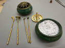 轩椽阁黄铜香篆套装香道工具家用打拓模具 配香道灰檀香粉香印打篆用品 实拍图