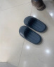 安尚芬防臭拖鞋男士夏季外穿2025新款室内家居浴室防滑eva厚底凉拖鞋女 藏青色 40-41 适合39-40（内长260mm） 实拍图