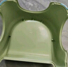 儿童特厚小沙发凳子塑料靠背椅家用可叠放幼儿园矮凳洗澡防滑座椅 【薄荷绿】儿童沙发椅【特厚款】 单只装】适用0-5岁 实拍图
