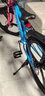飞鸽儿童自行车6-8-10-12岁青少年自行车学生12到18岁变速山地自行车 变速+一体轮+渐变青+后座挎包 22寸【适合身高140cm-160cm】 实拍图