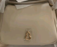 半坡饰族（bampo）【戛纳同款】牛皮小圆满菜篮子包包高级单肩斜挎时尚头层牛皮手提 茯苓白 实拍图