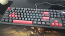 爱外设雾透键帽透明键帽黑透白透全透冰晶PC材质全配列客制化外设K75键帽专用黑透冰感键帽多种配列通用 16键红色键帽卫星轴结构不赚钱a 实拍图