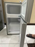 奥克斯（AUX）家用双门迷你小型冰箱 冷藏冷冻保鲜小冰箱 宿舍租房节能电冰箱 【本店精选】BCD-35K118 普通款 银色 实拍图