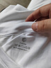 京东京造【超轻舒适】t恤男短袖男士t恤衣服春季休闲打底 白色 S 实拍图