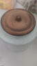 苏氏陶瓷（SUSHI CERAMICS）茶叶罐经典亚光铁锈茶具配件（蓝） 实拍图
