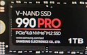 三星（SAMSUNG）1TB SSD固态硬盘 M.2接口(NVMe协议PCIe 4.0 x4) AI电脑配件 读速7450MB/S 990 PRO 实拍图