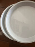 九千谷花盆托盘平边3个装圆形绿植盆栽花盆底座接水盘直径16cm白色1459 实拍图