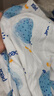红豆儿童睡衣男女童春夏薄款纯棉家居服套装长袖裤空调服J3129浅蓝150 实拍图