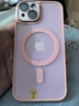 KEKLLE【肤感磁吸】适用iPhone14手机壳苹果14保护套磁吸无线充电磨砂防摔镜头全包软边保护套 樱花粉 实拍图