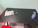 奥伦福特  电脑桌台式家用电竞游戏桌办公书桌简约书房写字桌子 碳纤维纹路单桌-120*70 升级款电竞桌 实拍图