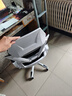 锦汐 电脑椅家用办公椅子靠背人体工学椅学习转椅老板座椅游戏电竞椅 【焕新款】白黑#乳胶逍遥3级气杆脚踏 实拍图