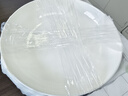 8英寸深盘陶瓷餐具玄月盘白莲花盘子家用陶瓷餐具陶瓷盘子饭盘 2只白莲花8英寸盘 实拍图