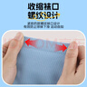 李宁（LI-NING）足球袜儿童长筒袜过膝防滑训练护腿板袜套高筒长袜子男 晴山蓝-M 实拍图