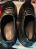 奥康（Aokang）洞洞鞋男士夏季户外防滑透气不臭脚开车休闲海边沙滩凉鞋男外穿 黑色 45 【适合44码】 实拍图